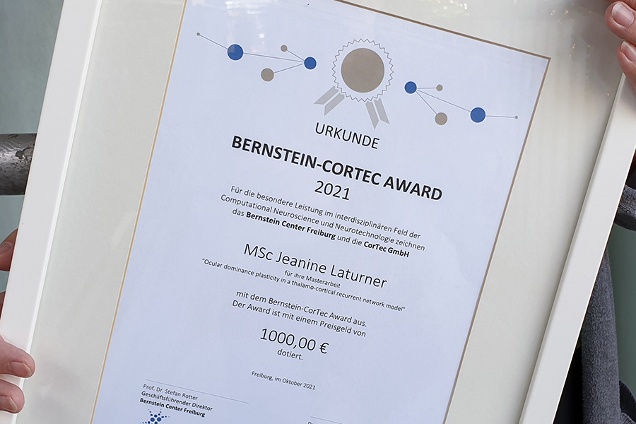 Bernstein-CorTec Award goes to Jeanine Laturner